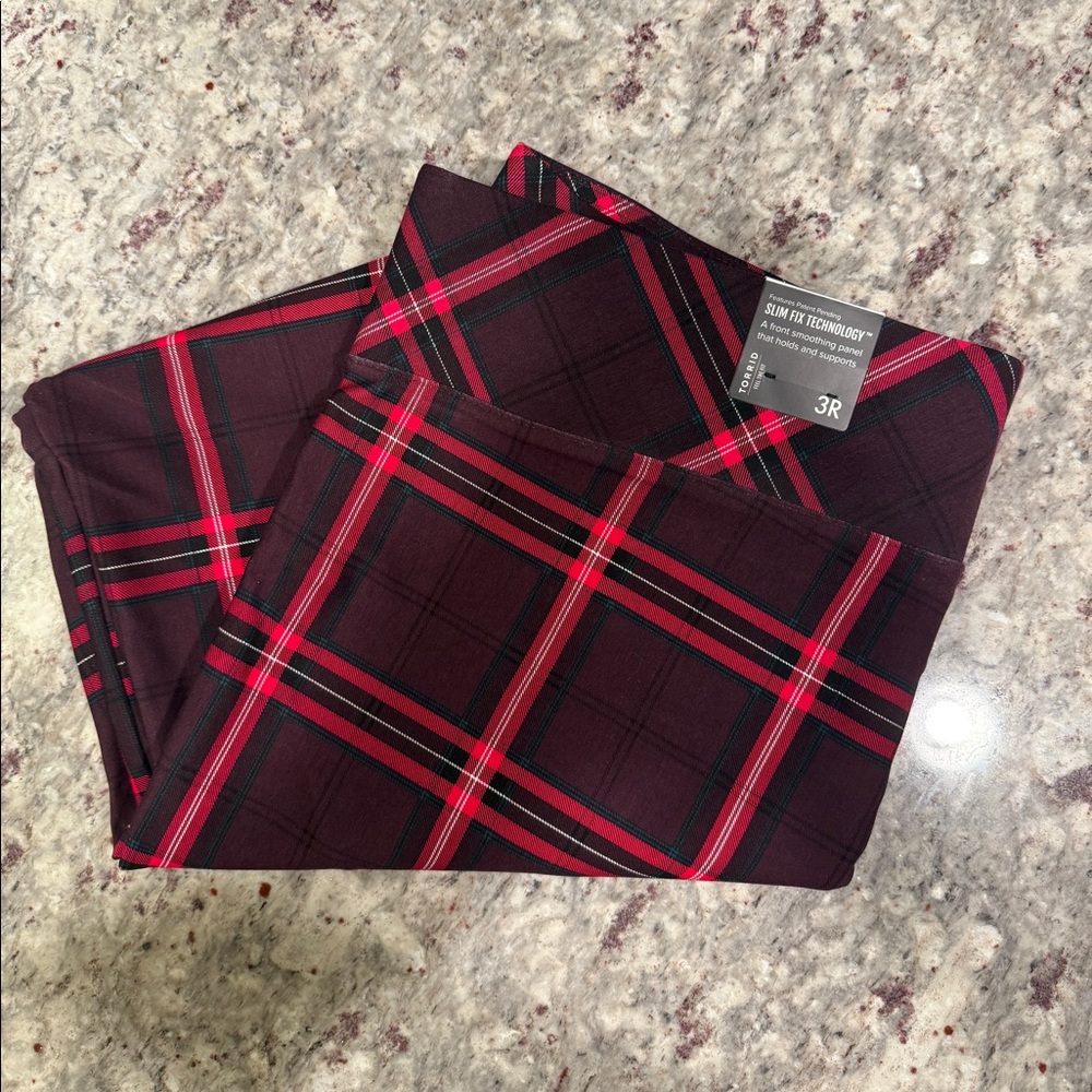 Torrid Plaid Pixie Pant
